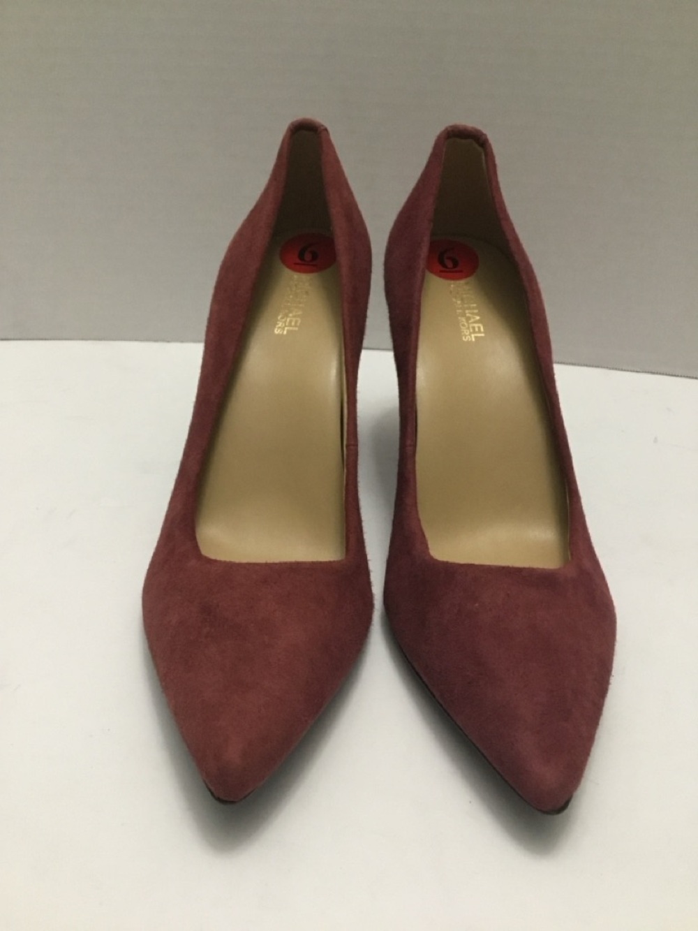 Michael Kors Burgundy Suede Pointed-Toe Heels size 6